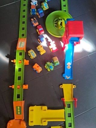 Circuito de coches y rampas