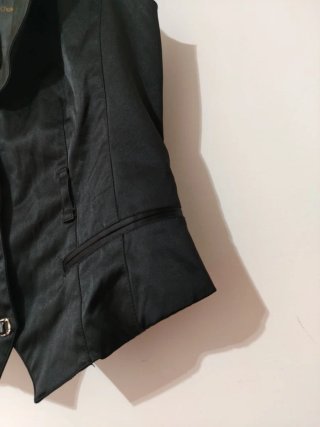 Gilet Sarah Chole nero lucido M