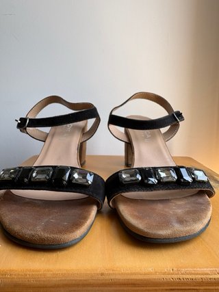 Sandalias Joyca Piel Negras T39