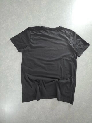 Alpha Industries T-Shirt Nera Logo Distressed M