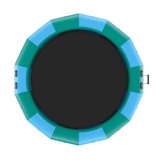 Bouncer de Agua Inflable, Trampolín Recreativo de Agua de 15 pies, Plataforma de Salto Portátil con Escalera de 3 Pasos y Bomba de Aire Eléctrica, Rebotador Flotante para Niños y Adultos para Pisc...