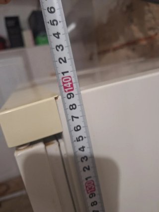 Nevera Blanca Lynx 140cm