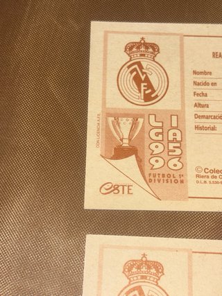 Laudrup/Raul ediciones este 95-96 Real Madrid
