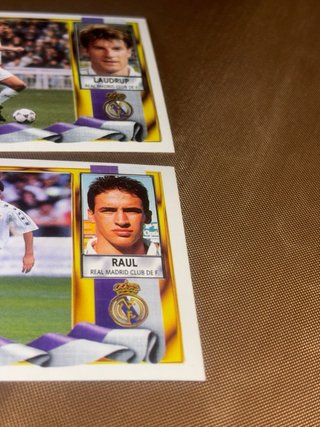 Laudrup/Raul ediciones este 95-96 Real Madrid