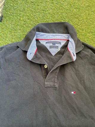 Tommy Hilfiger Polo Azul Talla L Y2K