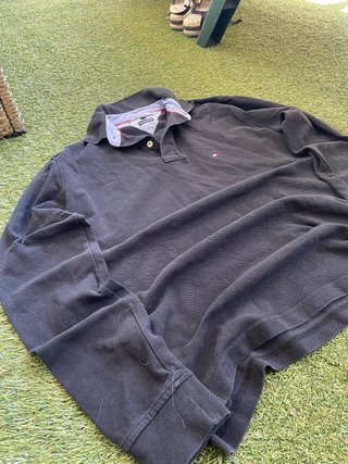 Tommy Hilfiger Polo Azul Talla L Y2K