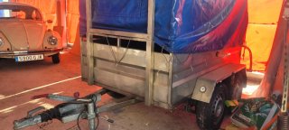 REMOLQUE DOBLE EJE INOX 316