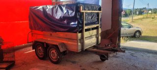 REMOLQUE DOBLE EJE INOX 316