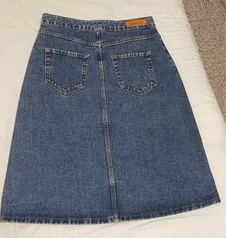 Falda vaquera Zara botones azul Talla M