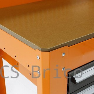 Mesa Trabajo Metálica Tres Cajones Alyco 170798