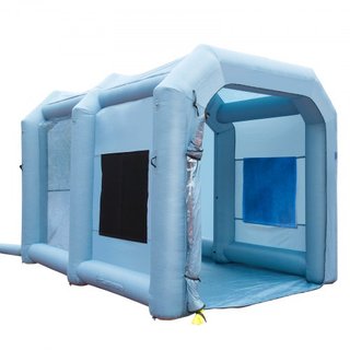Tienda de Pintura para Autos Inflable 396 cm x 305 cm x 274 cm Sistema de Filtro Ventilador 950W