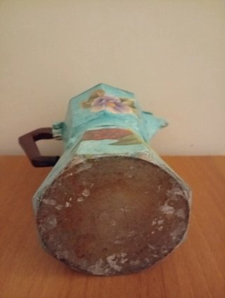 Caffettiera moka decorata a mano