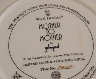 Plato decorativo porcelana tigres Royal doulton