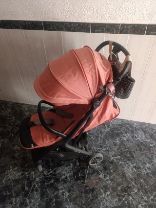 Silla de paseo Kinderkraft Nubi 2 rosa