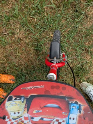 Bicicleta Rayo McQueen Roja