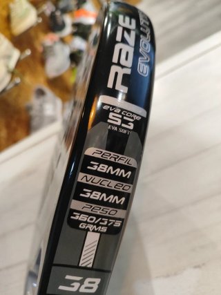 Pala Pádel Softee Raze Greenevolution 365gr