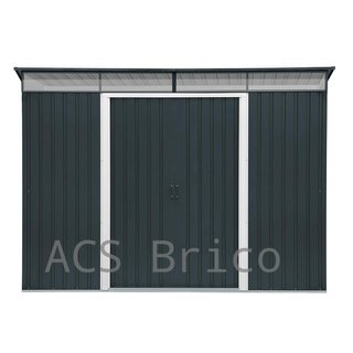 Caseta Metálica Top Shed Pent Roof Antracita 173x263x201 cm - Duramax