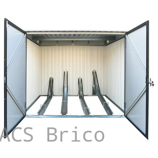 Caseta Metálica Guarda Bicicletas 202x196x140 cm - Duramax