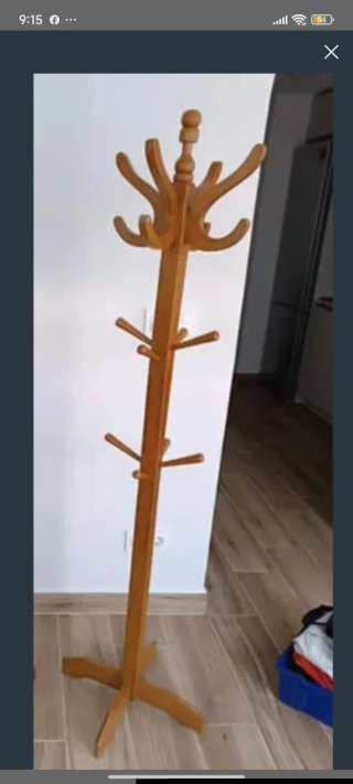 Perchero de madera