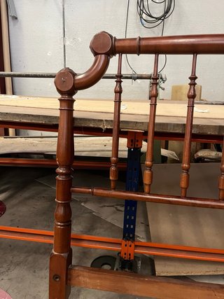 Cabecero de cama de madera