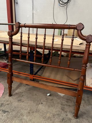 Cabecero de cama de madera