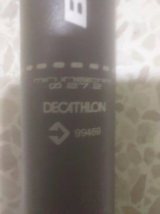 Tija sillín Decathlon 27.2 con suspensión