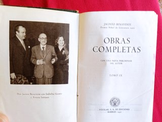 libros 1a y 2a edición Jacinto Benavente Aguilar