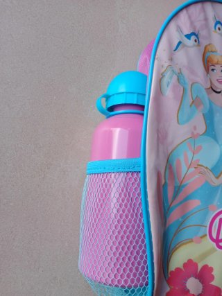 Zainetto Asilo Principesse Disney con Borraccia