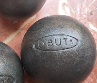 3 palline da bocce professionali Obut cx cou 75 700