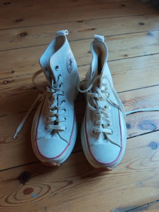 Converse All Star Blancas y Rosas
