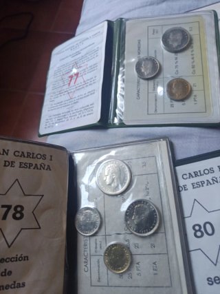 Carteras de monedas Juan Carlos I (1976-1985)