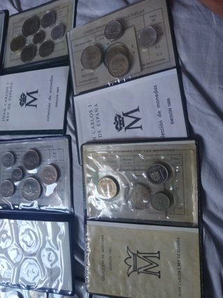 Carteras de monedas Juan Carlos I (1976-1985)