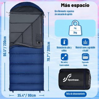 Saco de dormir Sportneer Y21 XXL