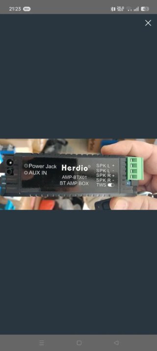 Herdio Amplificador Audio Bluetooth 2.0