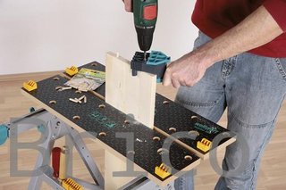 Banco de trabajo plegable MASTER 200 con sujeción 180 kg