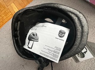 Casco de bicicleta blanco
