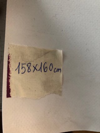 Tela impermeabile bianca da 1,58x1,60m