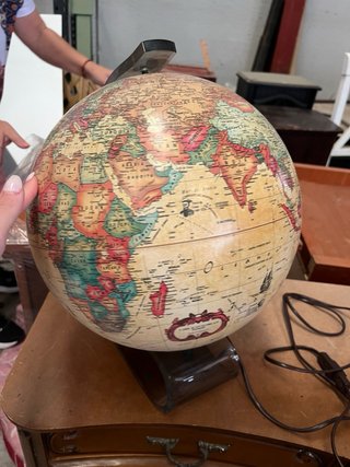 Globo Terráqueo Antiguo Decorativo