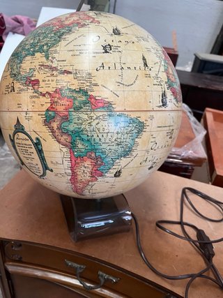 Globo Terráqueo Antiguo Decorativo