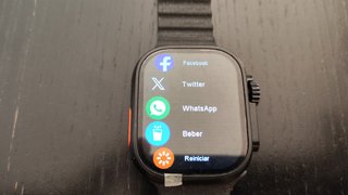 Smartwatch Negro/Naranja con Juegos