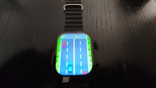 Smartwatch Negro/Naranja con Juegos