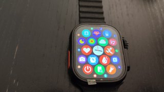 Smartwatch Negro/Naranja con Juegos
