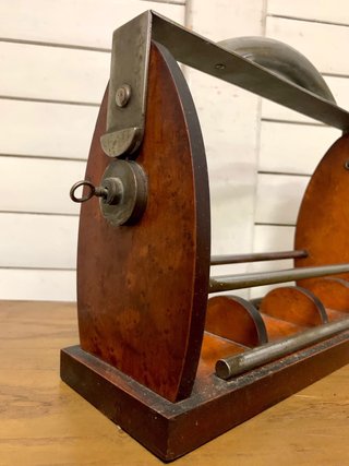 Supporto Vintage per Liquori in Legno e Metallo
