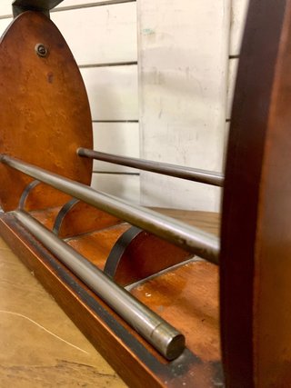 Supporto Vintage per Liquori in Legno e Metallo
