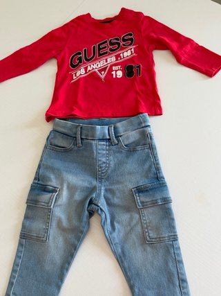 Completo Guess neonato cotone 6/9 mesi