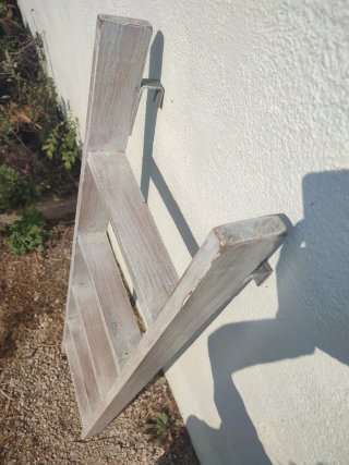 Escalera de madera litera