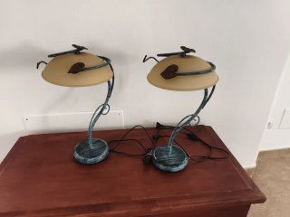 Juego de 2 lámparas de mesa