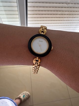 Reloj Gucci Vintage Oro Negro