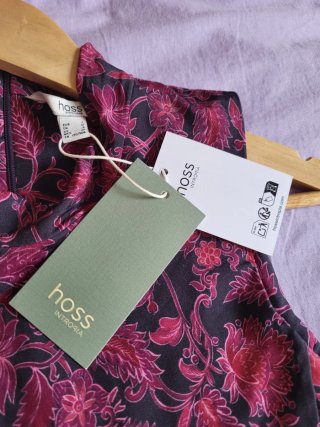 Vestido largo estampado floral
