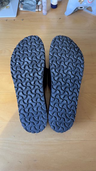 Sandalias Birkenstock x Papillio Plataforma Negra